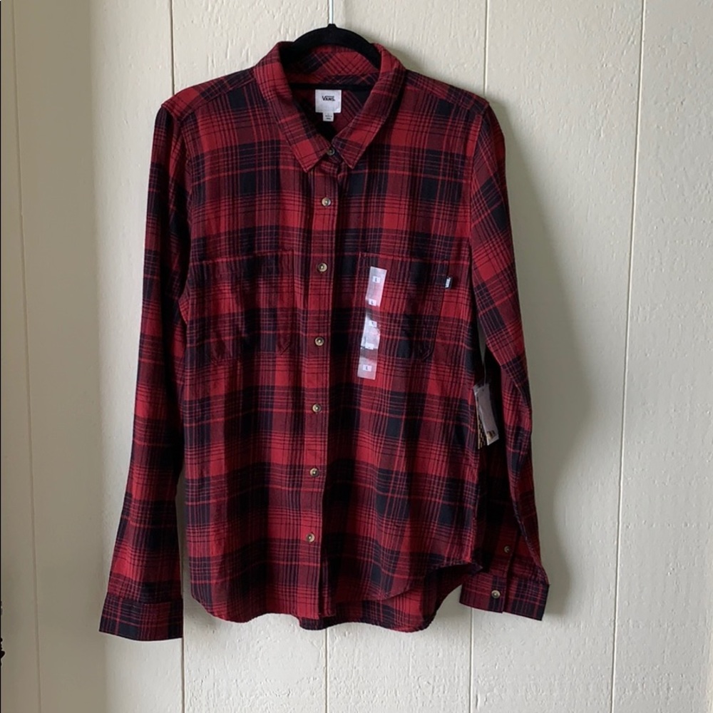 NWT Vans Flannel ❤️🖤